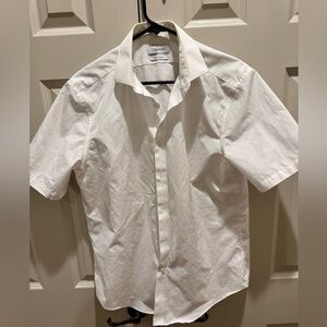 Men’s Calvin Klein Slim Fit Short Sleeve Dress Shirt